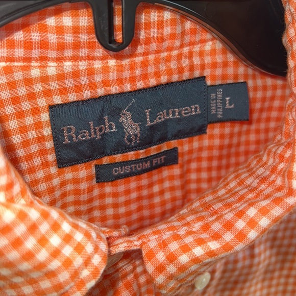 Ralph Lauren Custom Fit plaid button down - Picture 5 of 6